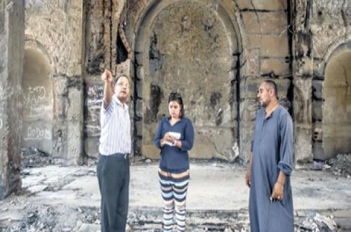 شاهد بعض الكنائس التي حرقها الإخوان المسلمون كنيسة الأنبا موسى احترقت بالكامل