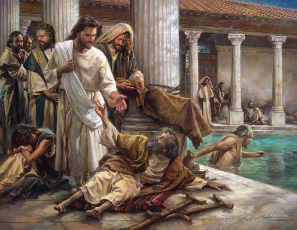 عجيبة شفاء المفلوج:"رَأَى يَسُوعُ إِيمَانَهُمْ"