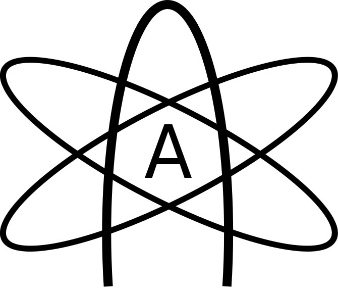 مبادئ الرد على الالحاد (1) Atheism symbol 1