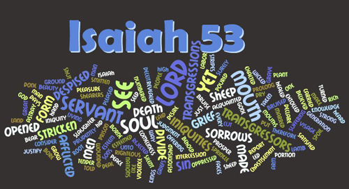 Several key words in Isaiah 53 speak of a servant in the plural.