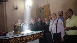 دير وكنيسة الملاك ميخائيل5 9 بالفيديو | ظاهرة غريبة فى كنيسة الملاك ميخائيل (الأثرية) بمركز منيا القمح