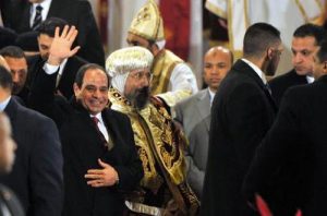 لحظة دخول السيسي الكاتدرائية أفضل مشهد في 2015