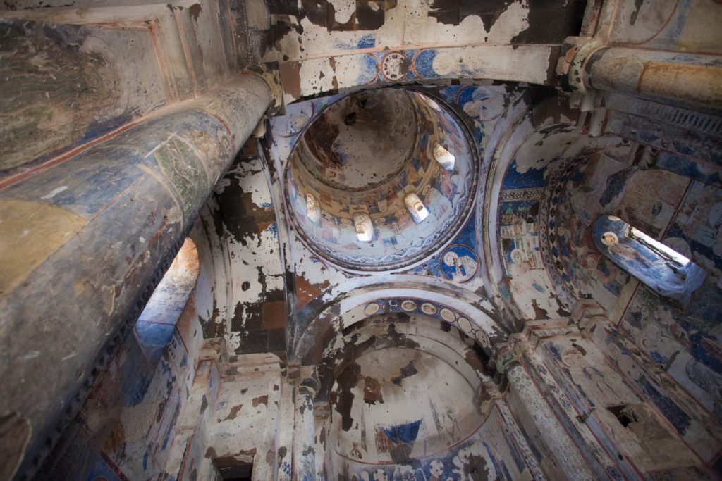 إكتشاف كنيسة أثرية تحت الأرض في تركيا (كبادوكيا) تعود لأكثر من 1500 عاماً church fresco