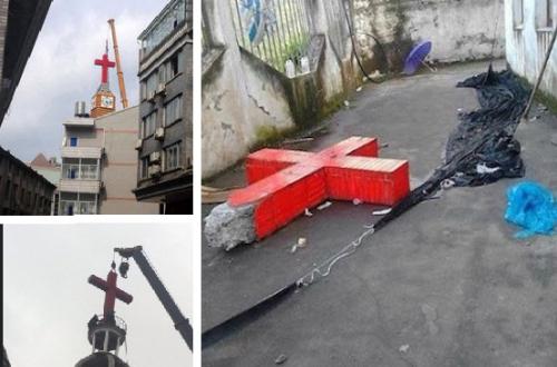 تدمير أكثر من 400 صليب في تشجيانغ بالصين بسبب ارتفاع نسبة المتحولين للمسيحية