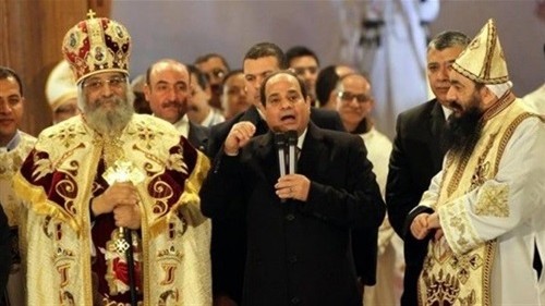 للمرة الثالثة السيسي يحضر قداس عيد الميلاد بـ«الكاتدرائية»