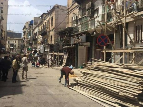 بالصور القوات المسلحة تبدأ ترميم الكنيسة المرقسية والمحال المتضررة بالإسكندرية www.difa3iat.com 186