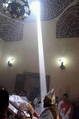 أسرار تعامد الشمس ثلاث مرات على كنيسة الملاك ميخائيل بالشرقية www.difa3iat.com 34