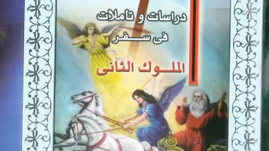 كتاب دراسات وتأملات في سفر الملوك الثاني - القمص أمونيوس ميخائيل PDF