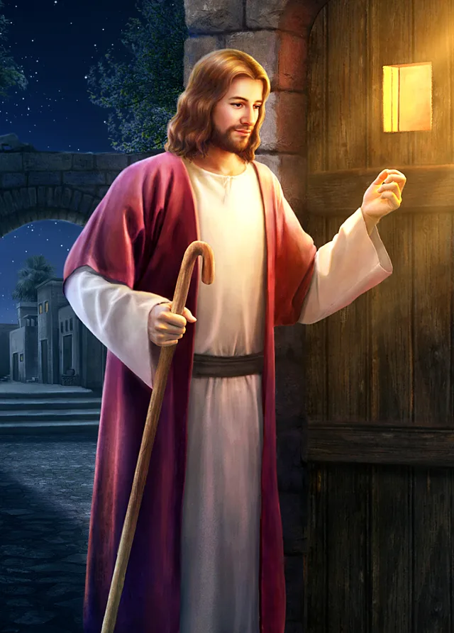 الرب يسوع يقرع كمتوسل ف10 - الفردوس بين يديك - الأب أنتوني م. كونيارس