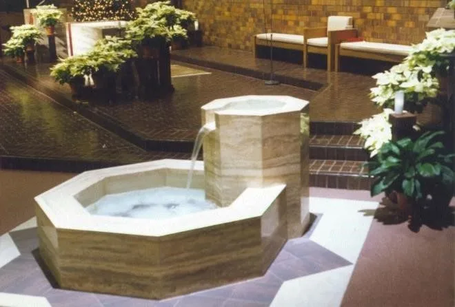 Baptismal Font of St. Joseph’s in Missouri