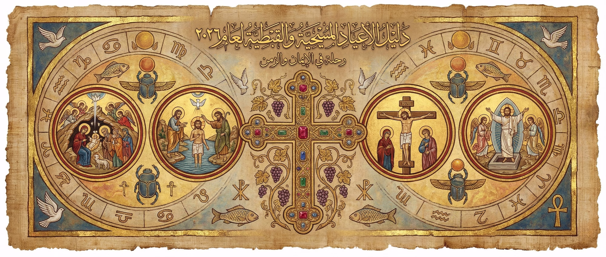 الأعياد المسيحية والقبطية الأرثوذكسية في عام 2026