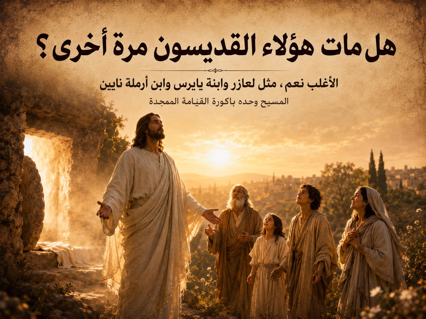 هل كانت قيامة القديسين في متى 27 حدثًا تاريخيًا أم أسلوبًا أدبيًا؟ Patricia Michael 6 خامسا: هل مات هؤلاء القديسون مرة أخرى؟