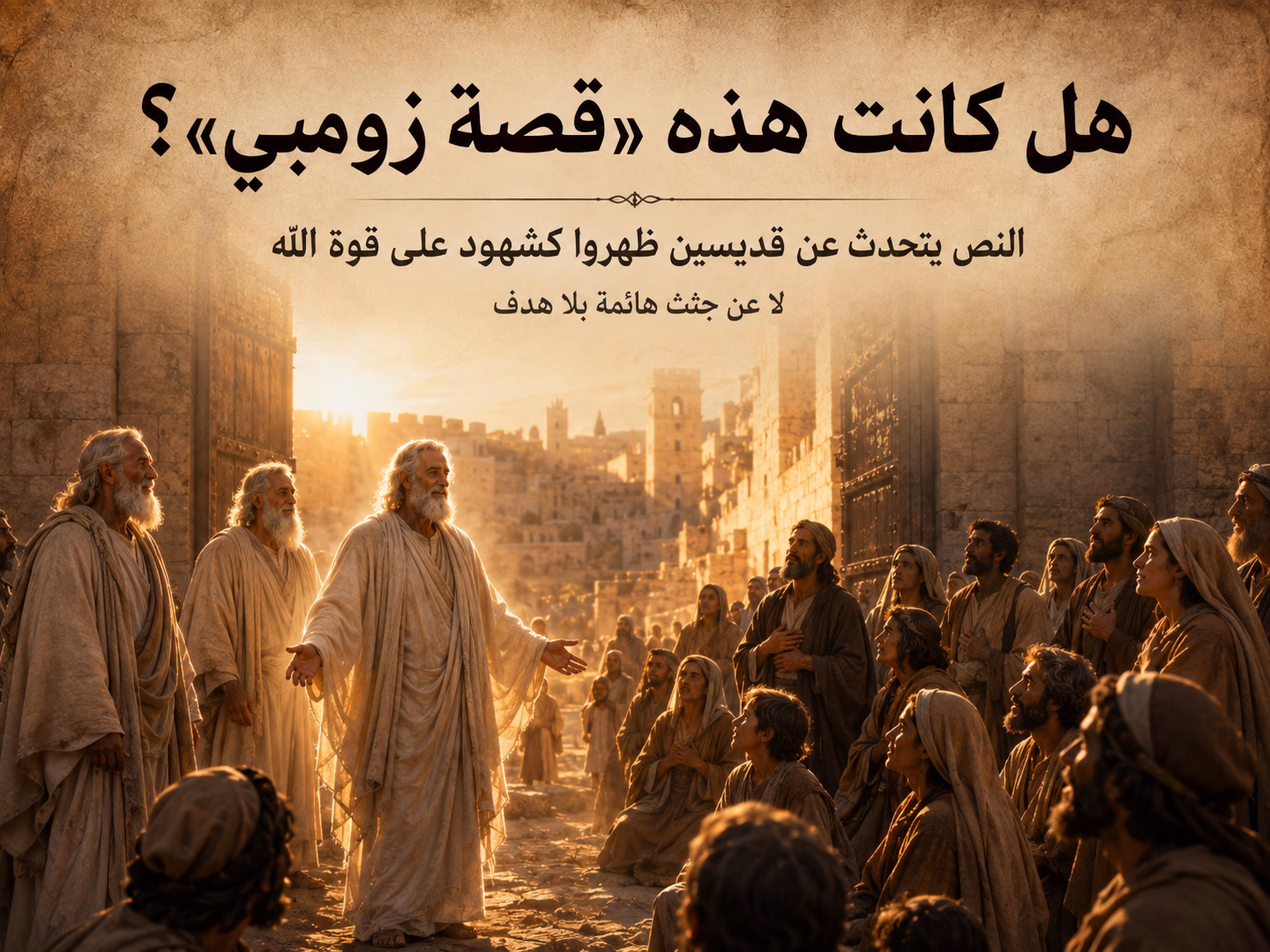 هل كانت قيامة القديسين في متى 27 حدثًا تاريخيًا أم أسلوبًا أدبيًا؟ Patricia Michael 5 رابعا: تفنيد ادعاء «غزو الزومبي» (تشويه بارت إيرمان للنص)