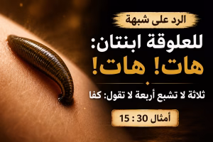الرد على شبهة: «للعلوقة بنتان: هات هات! ثلاثة لا تشبع، أربعة لا تقول: كفا» — أمثال 30: 15