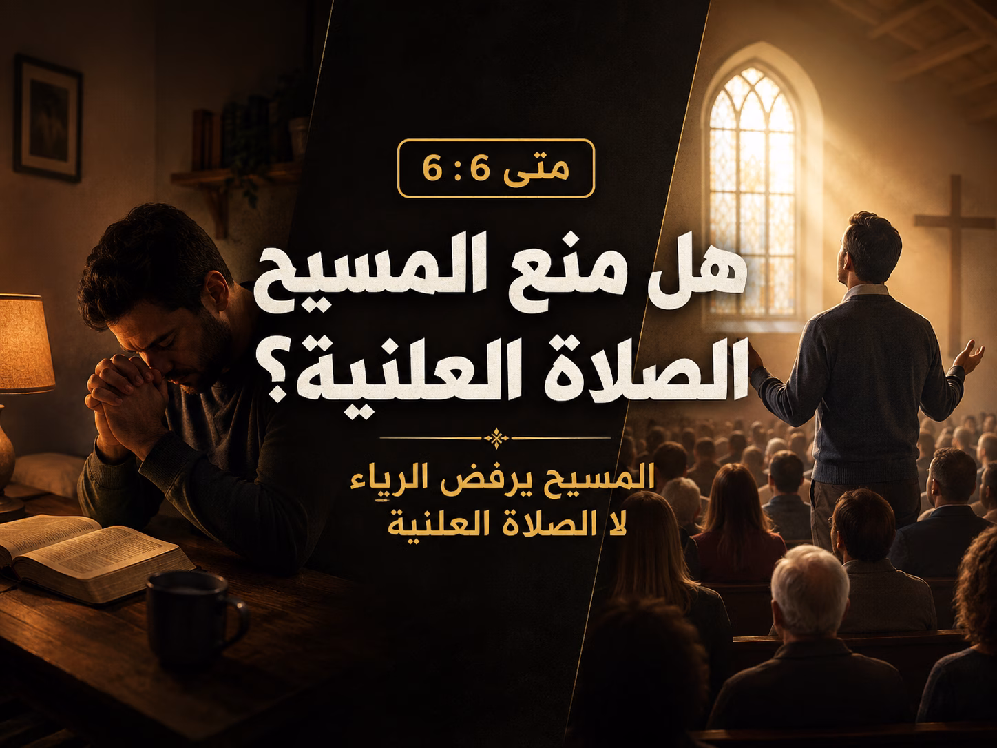 الصلاة العلنية أم الرياء - هل منع المسيح الصلاة العلنية أم الرياء بها؟ متى 6: 6 1 الصلاة العلنية أم الرياء - هل منع المسيح الصلاة العلنية أم الرياء بها؟ متى 6: 6