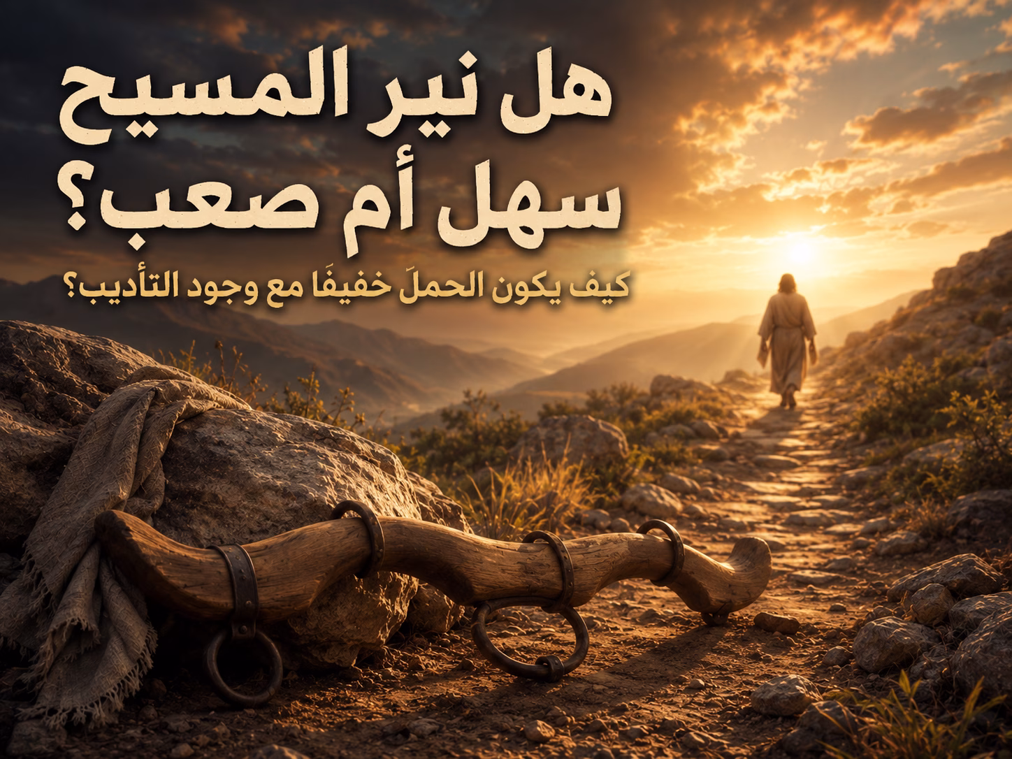 هل نير المسيح سهل أم صعب؟ كيف يقول المسيح: «نيري هين وحملي خفيف» مع أن الرب يؤدب أبناءه؟