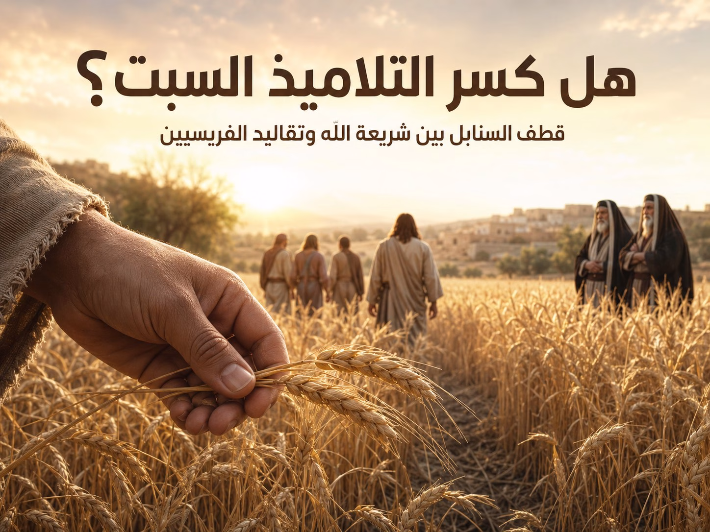 هل كسر تلاميذ المسيح شريعة السبت؟ كيف نوفق بين حفظ المسيح للناموس وبين قطف التلاميذ السنابل في السبت؟ 1 هل كسر تلاميذ المسيح شريعة السبت؟ كيف نوفق بين حفظ المسيح للناموس وبين قطف التلاميذ السنابل في السبت؟
