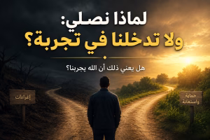 لا تدخلنا في تجربة - لماذا نطلب من الله ألا يدخلنا في تجربة إذا كان الله لا يجرب أحدًا؟ متى 6: 13