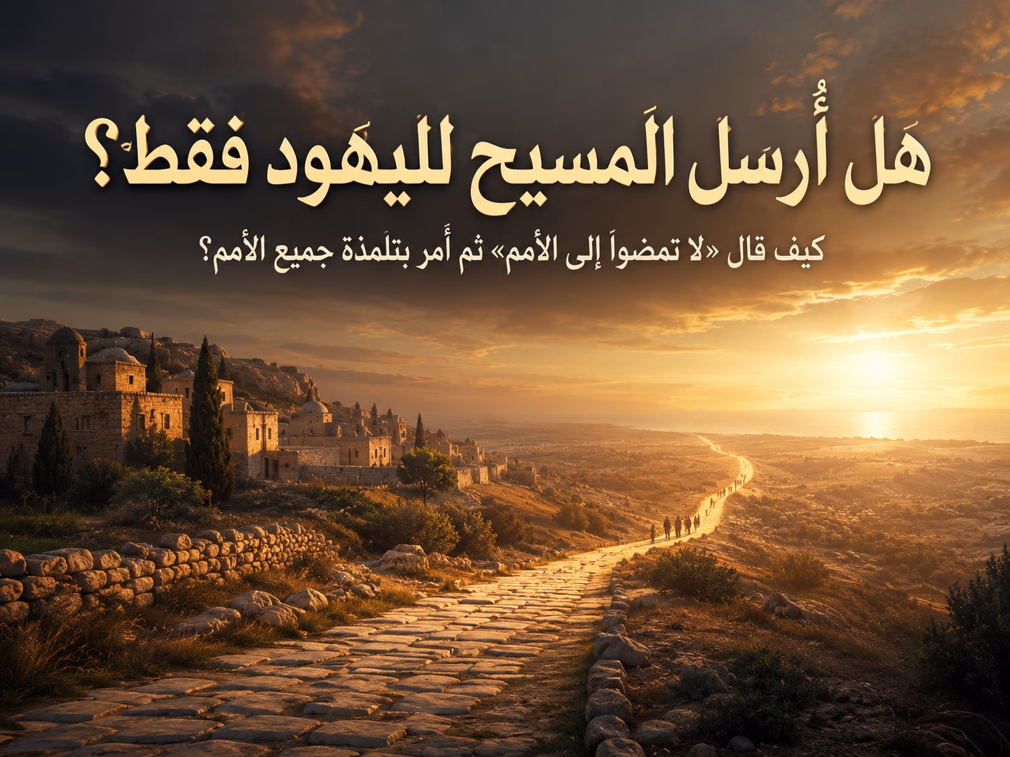 هل جاء المسيح لليهود فقط أم للأمم أيضًا؟ 1 هل جاء المسيح لليهود فقط أم للأمم أيضًا؟كيف نفهم قول المسيح: «إلى خراف بيت إسرائيل الضالة» مع إرساليته إلى جميع الأمم؟
