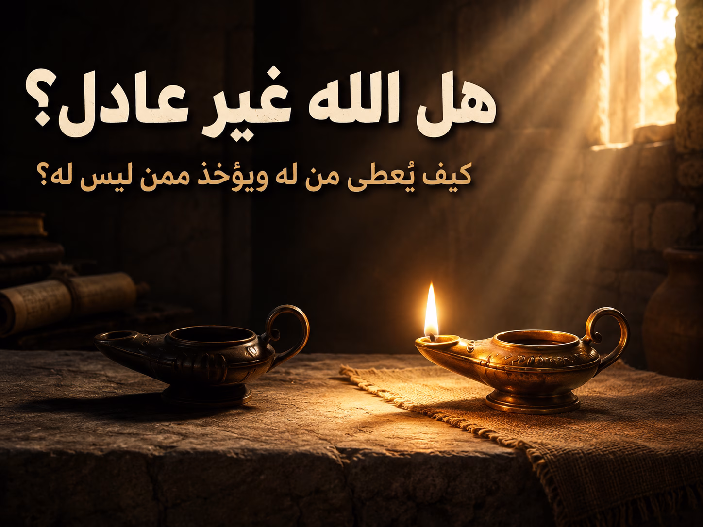 هل الله غير عادل حين يعطي من له ويأخذ ممن ليس له؟ كيف نفهم قول المسيح: «من له سيُعطى ويُزاد، وأما من ليس له فالذي عنده سيؤخذ منه»؟