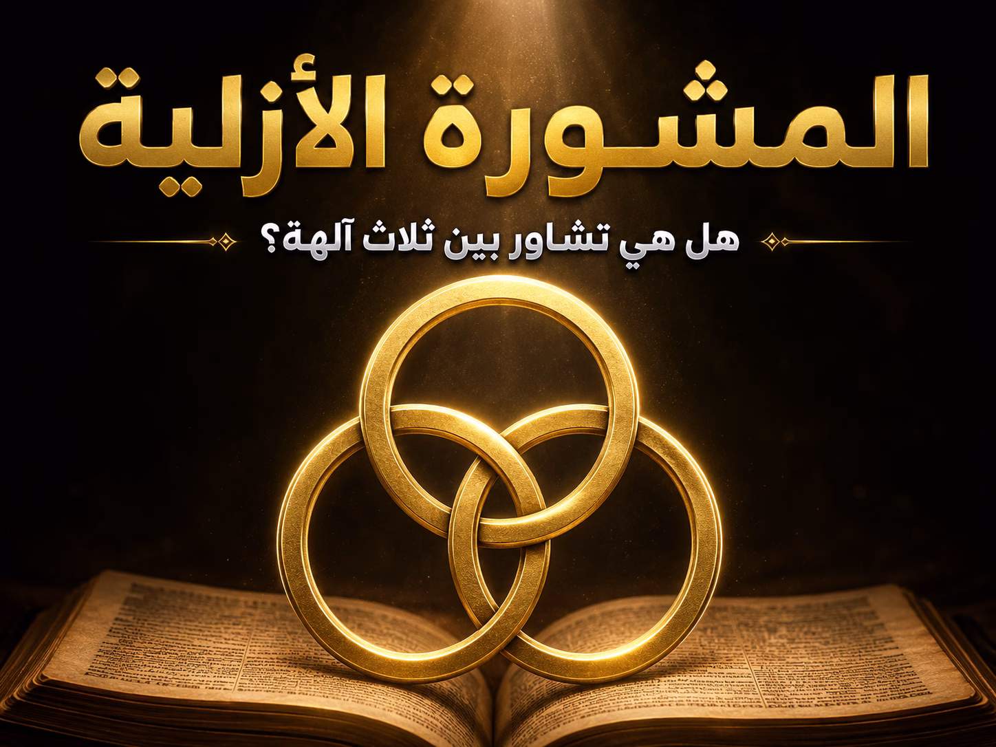 هل المشورة الأزلية في الثالوث هي تشاور بين ثلاث آلهة؟ 1 هل المشورة الأزلية في الثالوث هي تشاور بين ثلاث آلهة؟