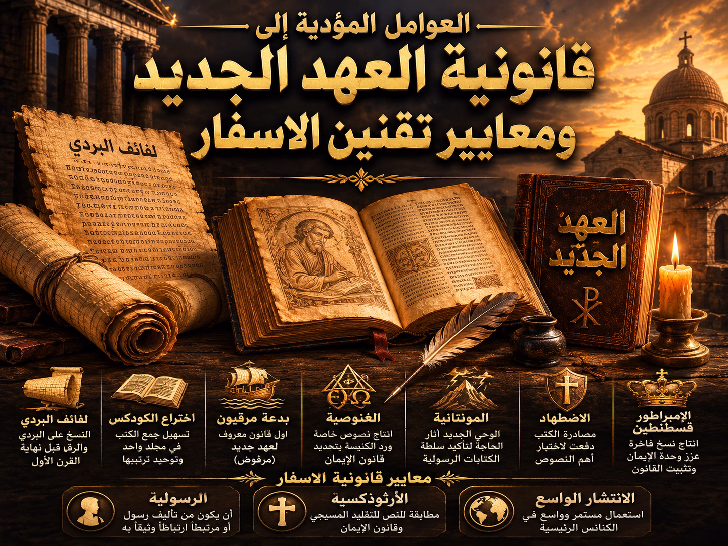 قانونية العهد الجديد ومعايير تقنين الأسفار