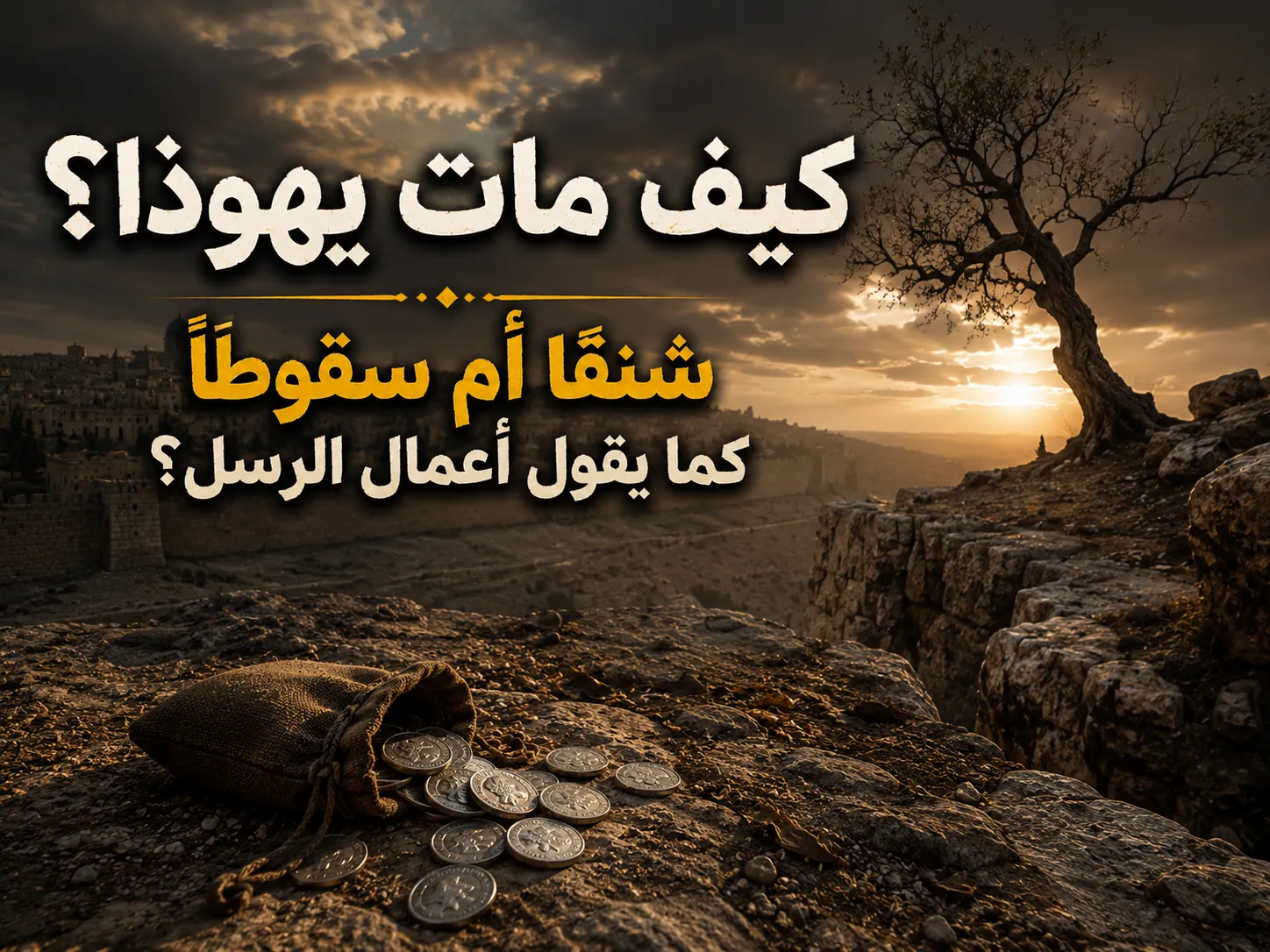 هل مات يهوذا شنقًا أم سقط وانشق جسده؟ كيف نفهم رواية متى عن شنق يهوذا مع رواية أعمال الرسل عن سقوطه؟ 1 هل مات يهوذا شنقًا أم سقط وانشق جسده؟ كيف نفهم رواية متى عن شنق يهوذا مع رواية أعمال الرسل عن سقوطه؟