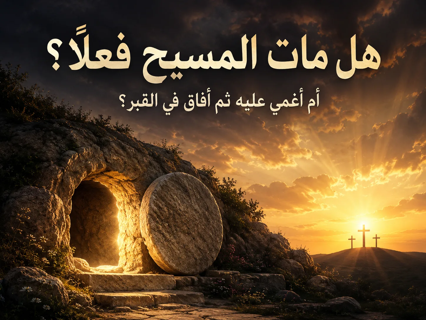 هل مات المسيح فعلًا على الصليب أم أُغمي عليه فقط؟ الرد على نظرية الإغماء: هل نجا المسيح من الصليب ثم أفاق في القبر؟ 1 هل مات المسيح فعلًا على الصليب أم أُغمي عليه فقط؟ الرد على نظرية الإغماء: هل نجا المسيح من الصليب ثم أفاق في القبر؟