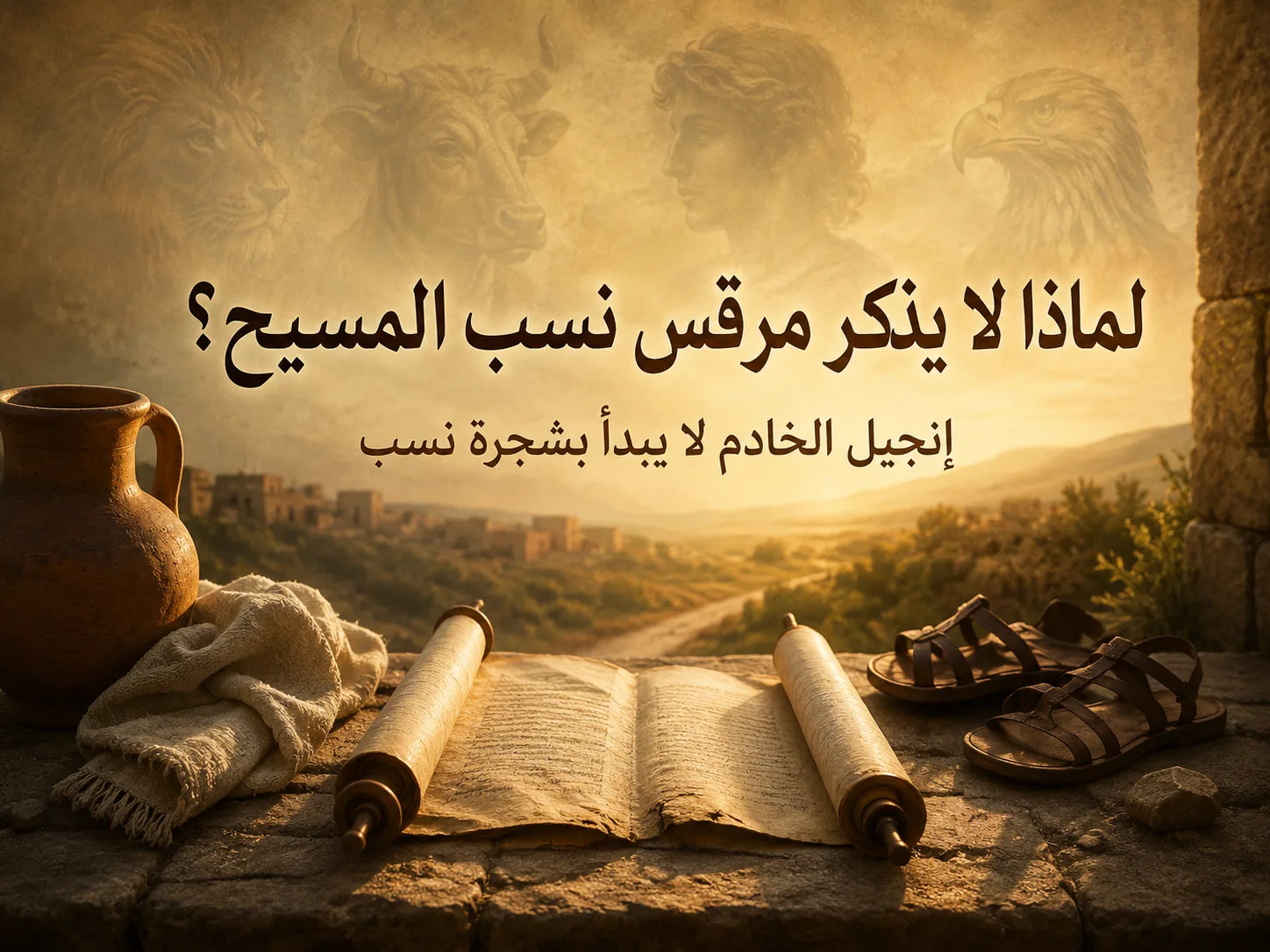 لماذا لا يذكر مرقس نسب المسيح مثل متى ولوقا؟ كيف يفسر هدف إنجيل مرقس غياب سلسلة النسب في بدايته؟ 1 لماذا لا يذكر مرقس نسب المسيح مثل متى ولوقا؟ كيف يفسر هدف إنجيل مرقس غياب سلسلة النسب في بدايته؟