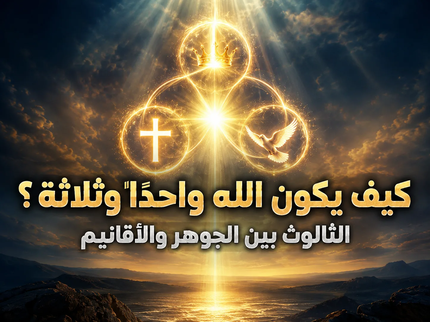 كيف يكون الآب والابن والروح القدس إلهًا واحدًا؟ هل عقيدة الثالوث تناقض وحدانية الله؟ 1 كيف يكون الآب والابن والروح القدس إلهًا واحدًا؟ هل عقيدة الثالوث تناقض وحدانية الله؟