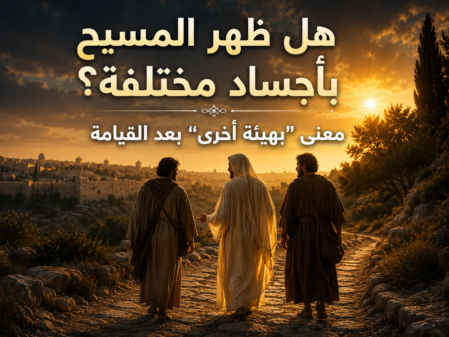 هل ظهر المسيح بأجساد مختلفة بعد قيامته؟ 1 هل ظهر المسيح بأجساد مختلفة بعد قيامته؟