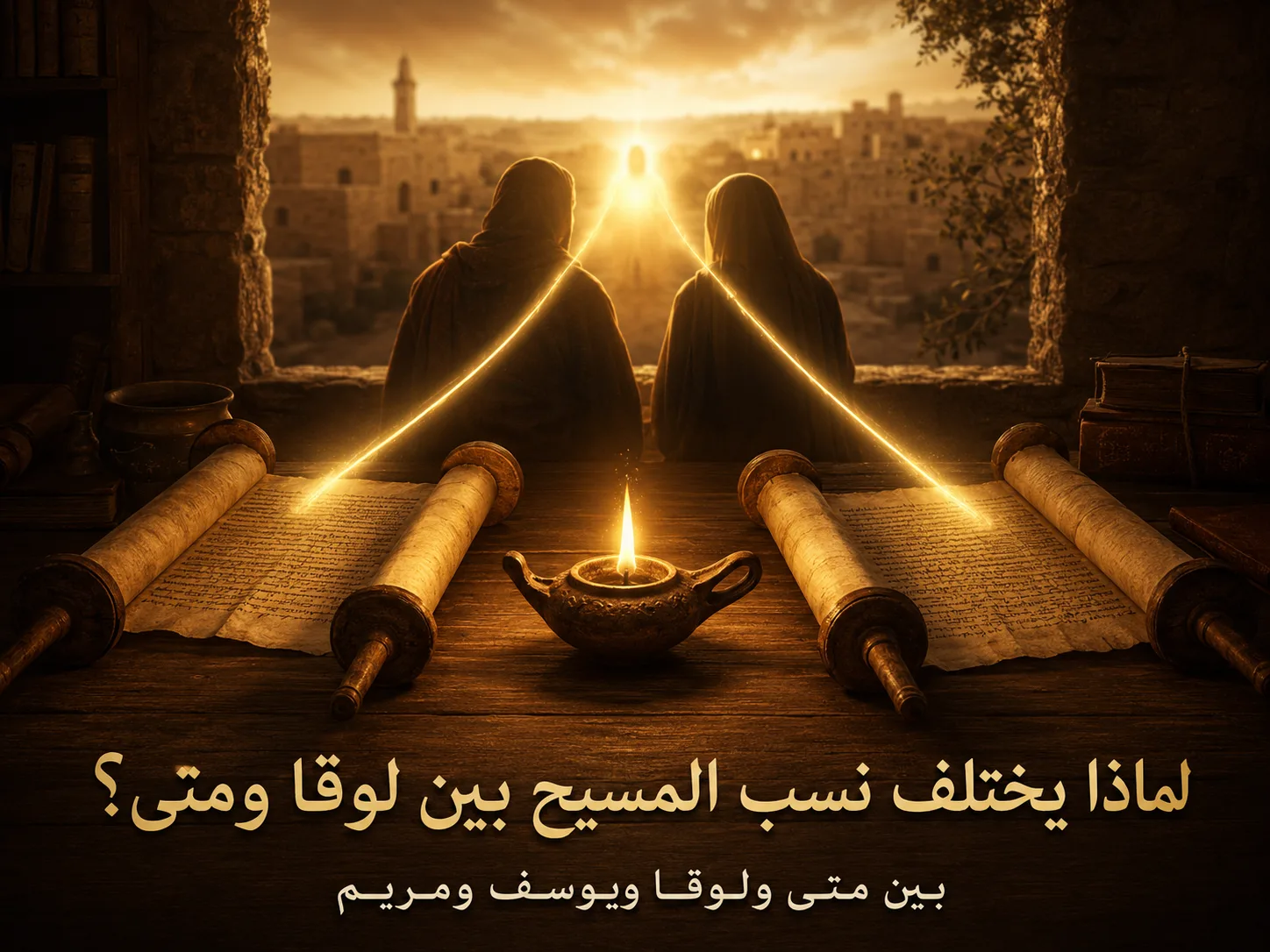 لماذا يختلف نسب المسيح في لوقا عن نسبه في متى؟ 1 لماذا يختلف نسب المسيح في لوقا عن نسبه في متى؟الرد على شبهة لوقا 3: 23 ومتى 1: 16 حول نسب المسيح بين يوسف ومريم