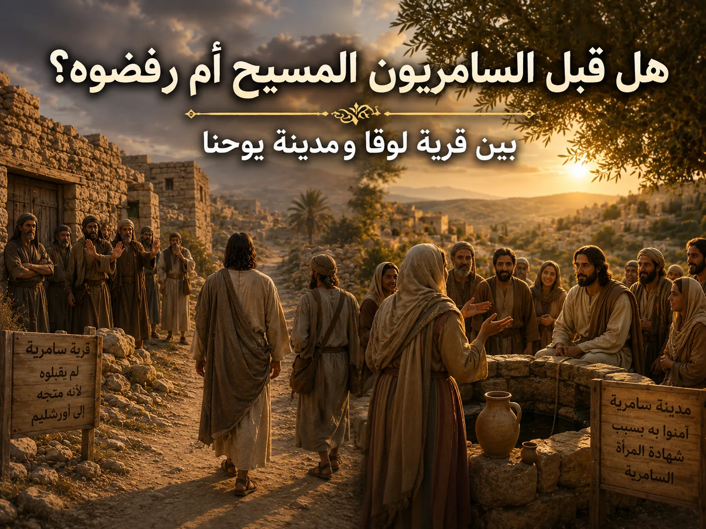 هل قبل السامريون المسيح أم رفضوه؟