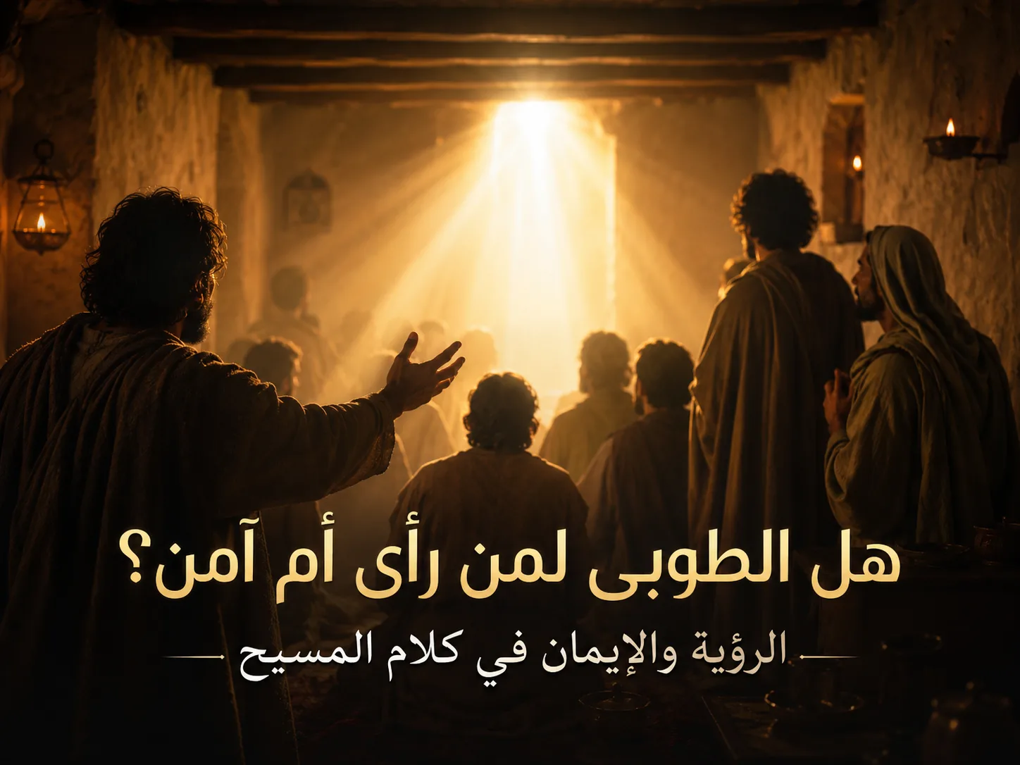 هل الطوبى لمن رأى أم لمن آمن دون أن يرى؟ 1 هل الطوبى لمن رأى أم لمن آمن دون أن يرى؟