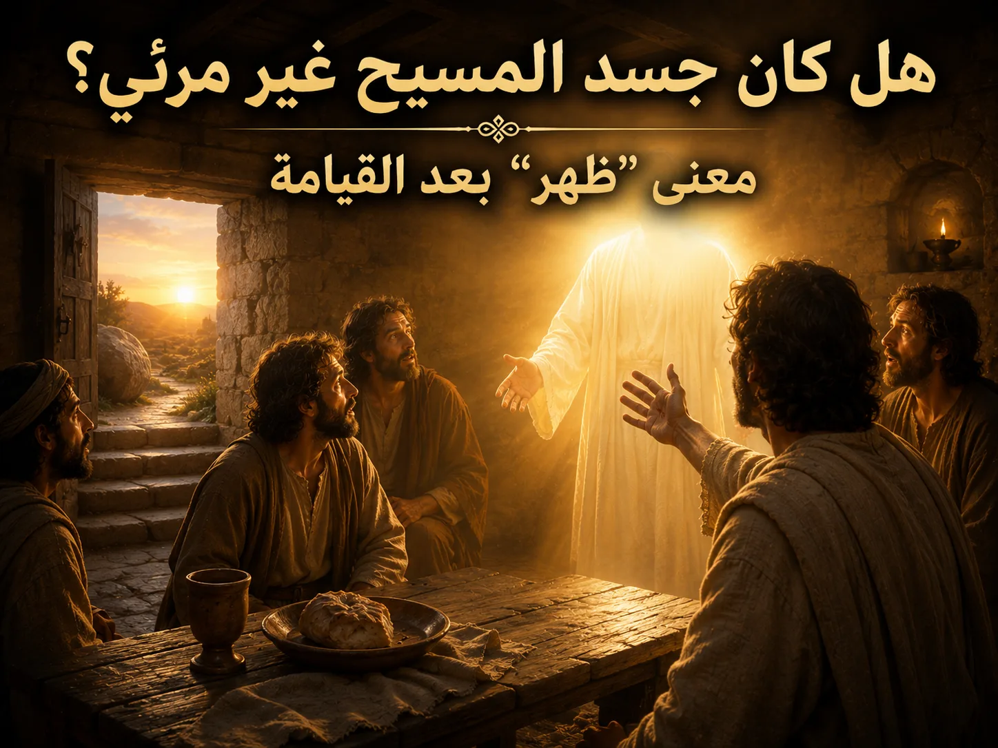 هل كان جسد المسيح بعد القيامة غير مرئي بطبيعته؟ لوقا 24: 34 ومعنى “ظهر” وهل كان المسيح يتجسد ثم يختفي؟ 1 هل كان جسد المسيح بعد القيامة غير مرئي بطبيعته؟ لوقا 24: 34 ومعنى “ظهر” وهل كان المسيح يتجسد ثم يختفي؟