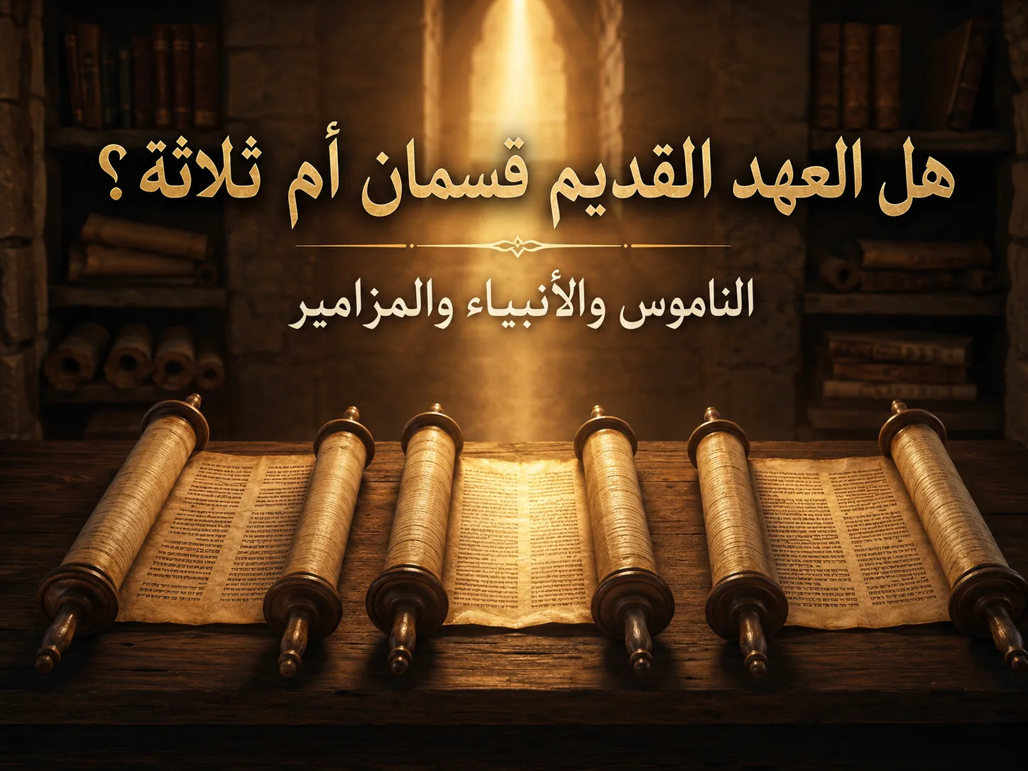 هل كان العهد القديم في زمن المسيح مقسمًا إلى قسمين أم ثلاثة؟ لوقا 24: 44 بين “الناموس والأنبياء” و“الناموس والأنبياء والمزامير” 1 هل كان العهد القديم في زمن المسيح مقسمًا إلى قسمين أم ثلاثة؟ لوقا 24: 44 بين “الناموس والأنبياء” و“الناموس والأنبياء والمزامير”
