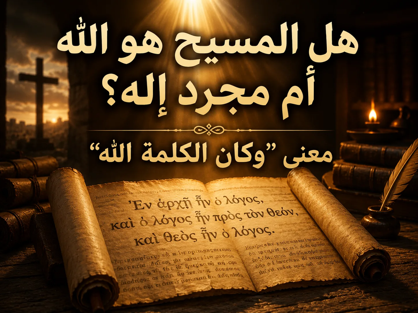 هل المسيح هو الله أم مجرد إله؟ الرد على شبهة يوحنا 1: 1 وترجمة شهود يهوه لعبارة “وكان الكلمة الله” 1 هل المسيح هو الله أم مجرد إله؟ الرد على شبهة يوحنا 1: 1 وترجمة شهود يهوه لعبارة “وكان الكلمة الله”