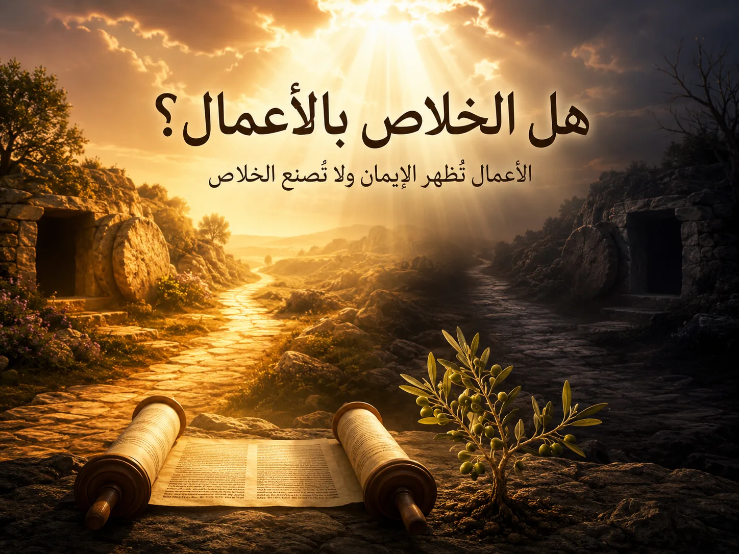 هل يعلّم المسيح أن الخلاص بالأعمال أم بالإيمان والنعمة؟ يوحنا 5: 28-29 1 هل يعلّم المسيح أن الخلاص بالأعمال أم بالإيمان والنعمة؟ يوحنا 5: 28-29