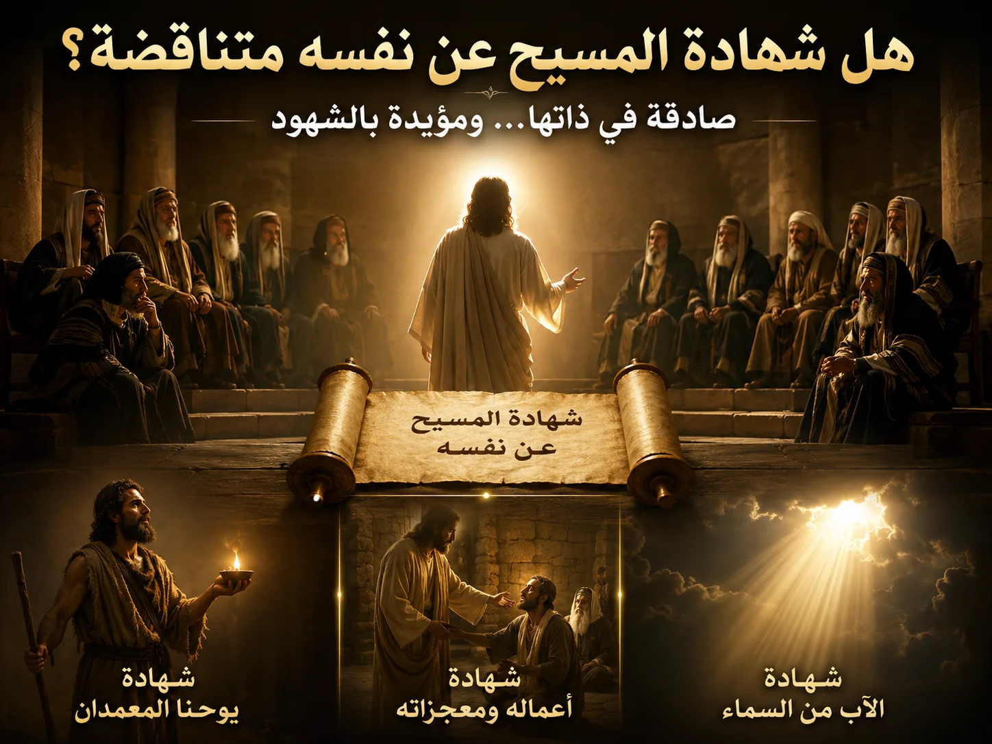 هل شهادة المسيح عن نفسه صادقة أم غير صادقة؟ يوحنا 5: 31 1 هل شهادة المسيح عن نفسه صادقة أم غير صادقة؟ يوحنا 5: 31
