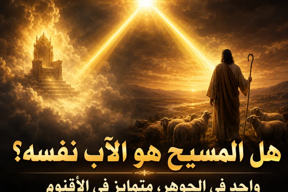 هل المسيح واحد مع الآب أم متمايّز عنه؟ يوحنا 10: 30 الرد على شبهة يوحنا 10: 30 ويوحنا 16: 28 ويوحنا 14: 28 حول وحدة الابن مع الآب وتمايّزه عنه