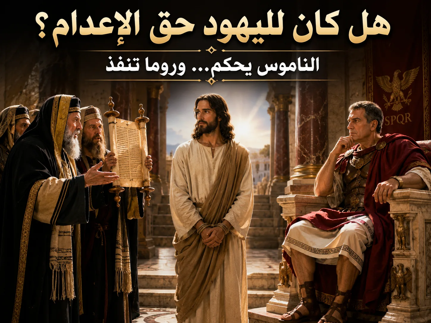 هل كان مسموحًا لليهود بتنفيذ حكم الموت؟ يوحنا 18: 31 1 هل كان مسموحًا لليهود بتنفيذ حكم الموت؟ يوحنا 18: 31