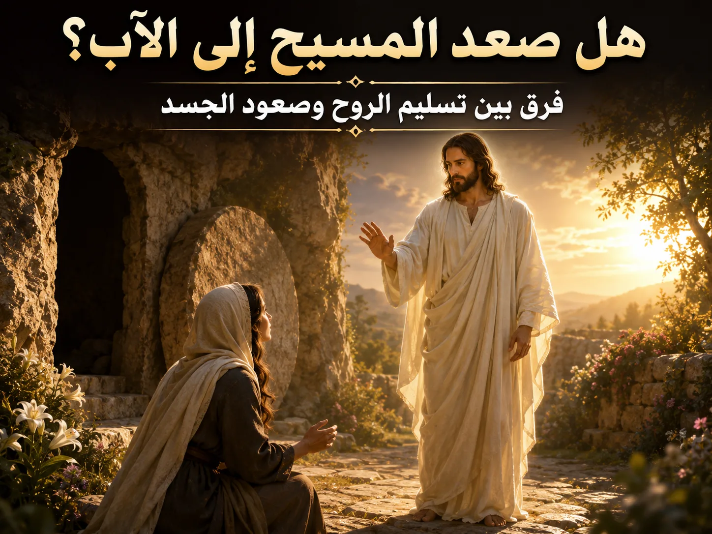 كيف قال المسيح «لم أصعد بعد إلى أبي» مع أنه سلّم روحه للآب؟ يوحنا 20: 17 1 كيف قال المسيح «لم أصعد بعد إلى أبي» مع أنه سلّم روحه للآب؟ يوحنا 20: 17