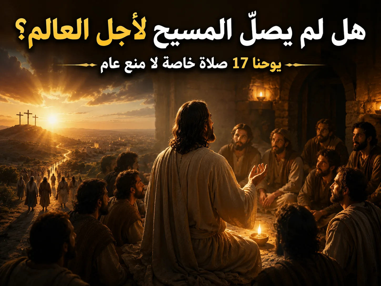 هل صلى المسيح لأجل غير المؤمنين أم لم يصلِّ لأجل العالم؟ يوحنا 17: 9