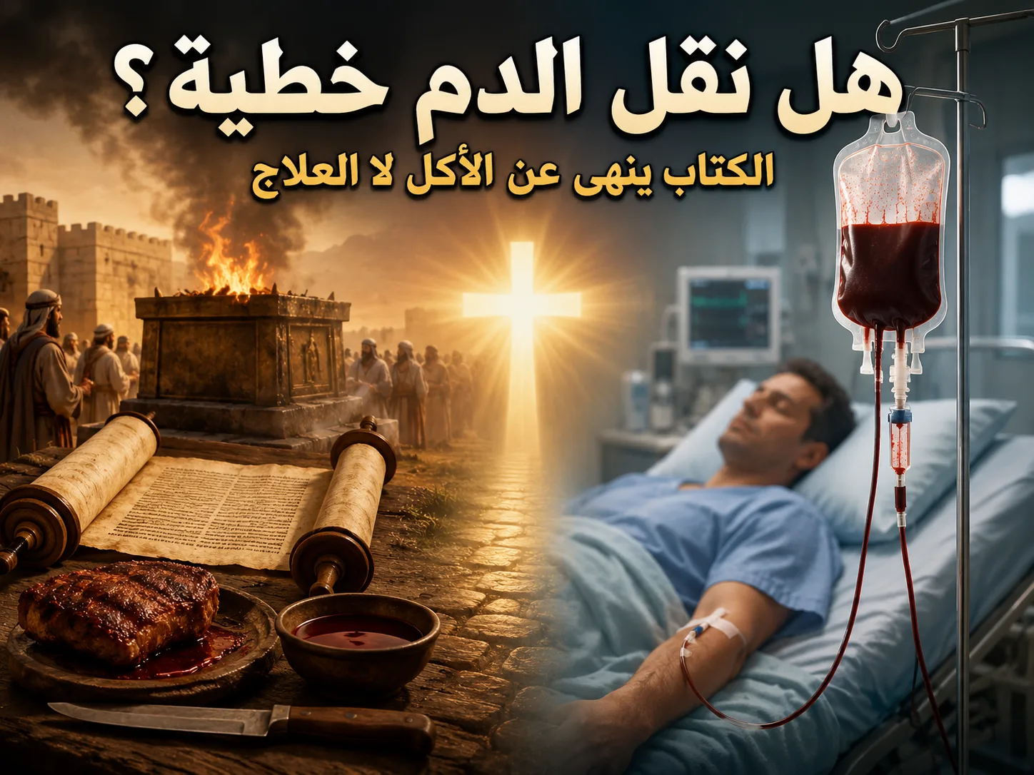 هل نقل الدم خطية بحسب أعمال 15: 20؟ هل تحريم أكل الدم في الكتاب المقدس ينطبق على نقل الدم طبيًا؟ 1 هل نقل الدم خطية بحسب أعمال 15: 20؟ هل تحريم أكل الدم في الكتاب المقدس ينطبق على نقل الدم طبيًا؟