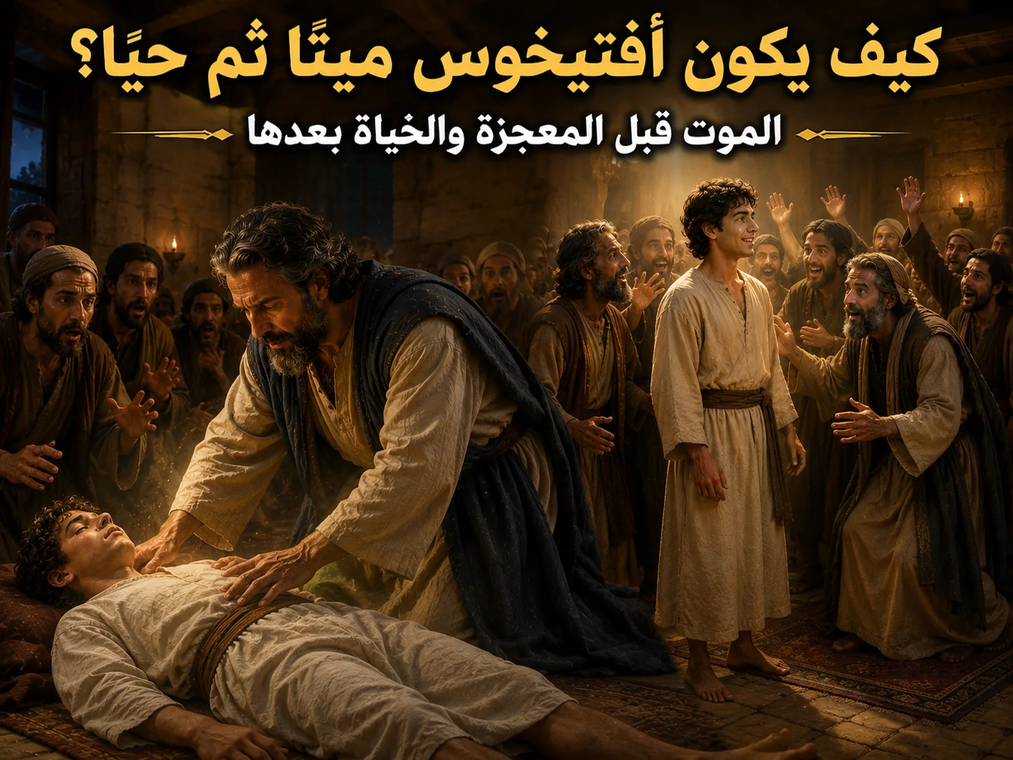 كيف يكون أفتيخوس ميتًا ثم يقول بولس إن حياته فيه؟ أعمال 20: 9-10 هل يناقض النص نفسه بشأن موت أفتيخوس؟ 1 كيف يكون أفتيخوس ميتًا ثم يقول بولس إن حياته فيه؟ أعمال 20: 9-10