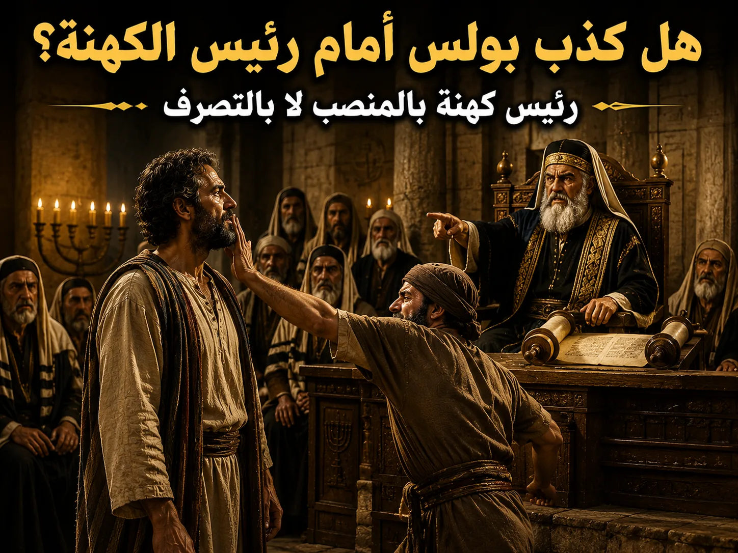هل كذب بولس عندما قال إنه لم يعرف أن حنانيا هو رئيس الكهنة؟ أعمال 23: 5 1 هل كذب بولس عندما قال إنه لم يعرف أن حنانيا هو رئيس الكهنة؟ أعمال 23: 5