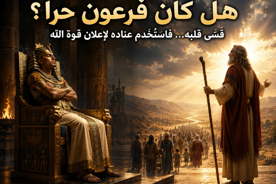 كيف يكون فرعون مسؤولًا إذا كان الله قد قسّى قلبه؟ رومية 9: 17