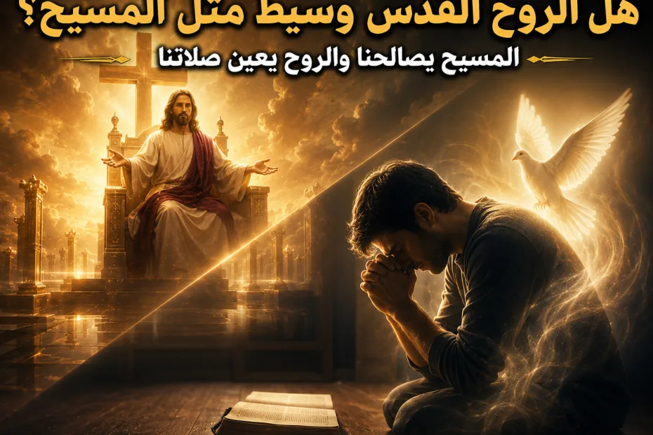 هل الروح القدس وسيط لنا أم المسيح وحده هو الوسيط؟ رومية 8: 26 و1 تيموثاوس 2: 5