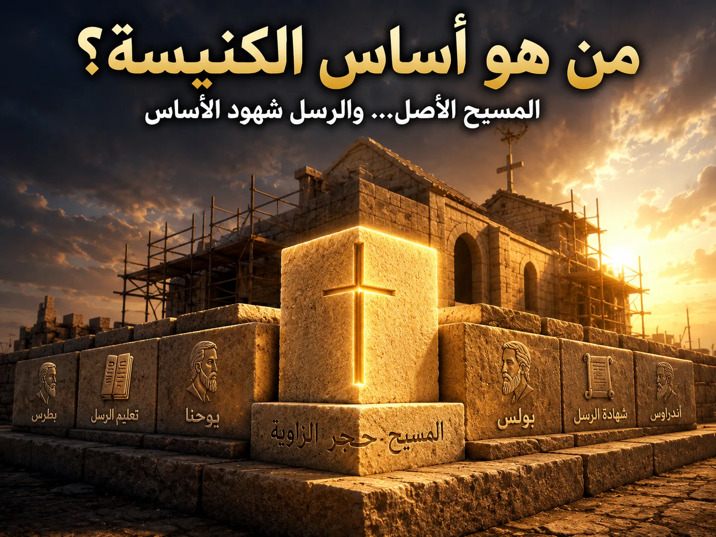 من هو أساس الكنيسة: المسيح أم الرسل؟ 1 كورنثوس 3: 11 كيف يكون المسيح هو الأساس الوحيد، والكنيسة مبنية على أساس الرسل؟ 1 من هو أساس الكنيسة: المسيح أم الرسل؟ 1 كورنثوس 3: 11