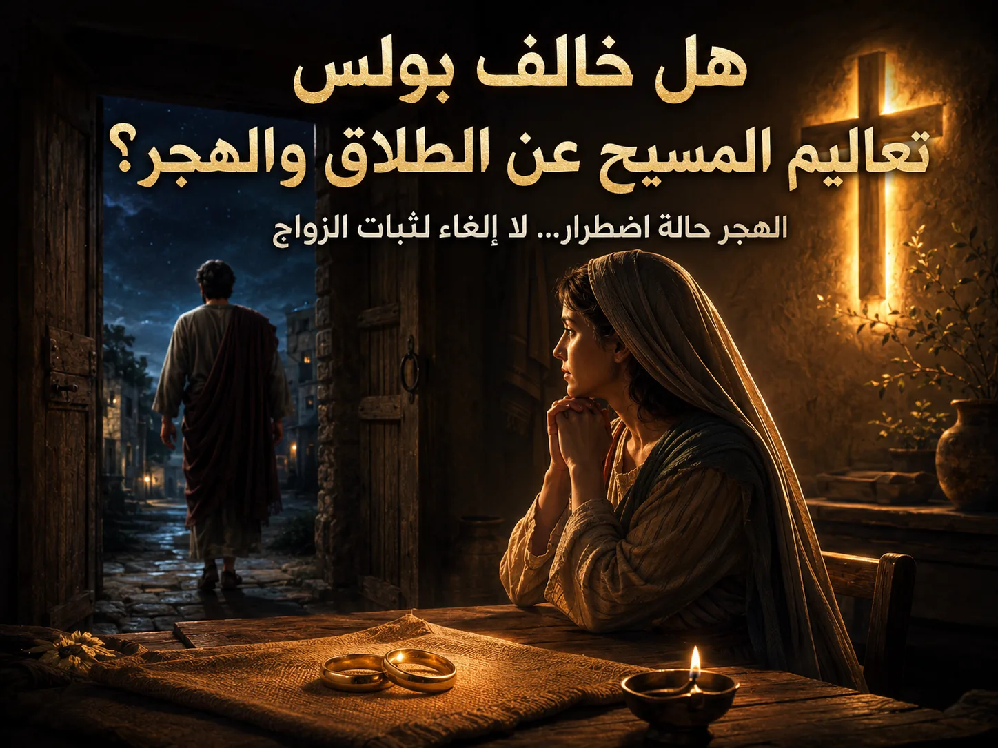 الطلاق والهجر - هل يناقض بولس تعليم المسيح عنهما؟ 1 كورنثوس 7: 10-16 هل ترك غير المؤمن يغيّر وصية ثبات الزواج أم يعالج حالة الهجر؟ 1 هل يناقض بولس تعليم المسيح عن الطلاق والهجر؟ 1 كورنثوس 7: 10-16
